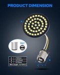 Benlari 1157 LED Motorcycle Turn Signal Bulbs - 2PCS