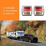 Magnetic Wireless LED Trailer Towing Light Kit - 2 Pack