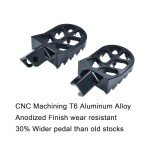 KZLM CNC Motorcycle Foot Pegs for KLR650 & Vstrom