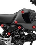 KEMIMOTO Red Verge Washers for Grom Motorcycles