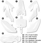 Plastic Fender Fairing Kit for Mini Dirt Bikes