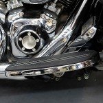 Chrome Driver Footboard for Harley Touring Bikes