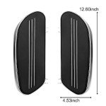 Chrome Driver Footboard for Harley Touring Bikes