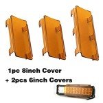 20 Inch Amber Snap-on Lens Cover for Off-Road Lights