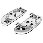 Chrome Driver Footboard for Harley Touring Bikes