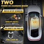 Rechargeable Amber White Strobe Light for Vehicles