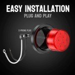10 Pack of 2-Inch LED Trailer Marker Lights