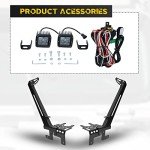 A-Pillar LED Light Bar Mount for Jeep Wrangler & Gladiator