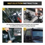 A-Pillar LED Light Bar Mount for Jeep Wrangler & Gladiator
