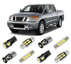 Bright LED Interior Light Kit for Nissan Titan