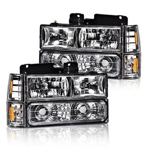 CHEDA Headlight Assembly for 1994-1998 Chevy Trucks