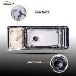 Mack Truck Headlight Pair with Turn Signal Bulb