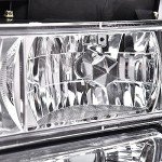 CHEDA Headlight Assembly for 1994-1998 Chevy Trucks