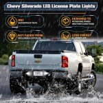 LED License Plate Lights for Chevy & GMC Trucks