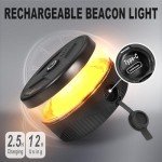 Mini USB-C Rechargeable Strobe Light for Vehicles