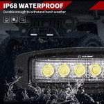 YITAMOTOR 2PC 7" LED Light Bar Pods