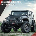 YITAMOTOR 2PC 7" LED Light Bar Pods
