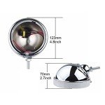 Chrome Motorcycle LED Fog Lamp Set - 4.5 Inch