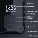 Portable Tire Inflator with Digital Pressure Gauge