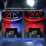 Portable Tire Inflator with Digital Pressure Gauge