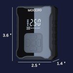 Portable Tire Inflator with Digital Pressure Gauge