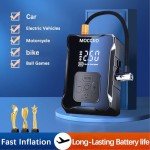 Portable Tire Inflator with Digital Pressure Gauge