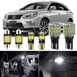 Lexus RX Interior LED Lights Kit - 23 Pieces