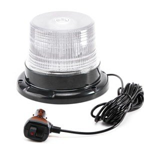 White LED Beacon Light with Magnetic Base