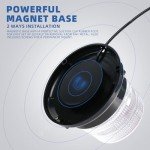 White LED Beacon Light with Magnetic Base