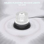 White LED Beacon Light with Magnetic Base