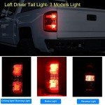 Left Tail Light Assembly for 2016-2018 Chevy Silverado