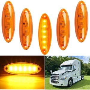 Amber LED Cab Marker Lights for Freightliner Trucks