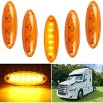 Amber LED Cab Marker Lights for Freightliner Trucks