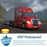 Amber LED Cab Marker Lights for Freightliner Trucks