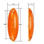 Amber LED Cab Marker Lights for Freightliner Trucks