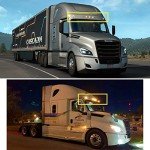 Amber LED Cab Marker Lights for Freightliner Trucks