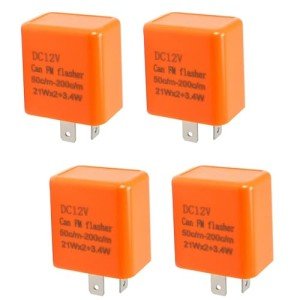 HiSport 12V Adjustable Flasher Relay for Motorcycles