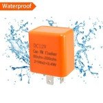 HiSport 12V Adjustable Flasher Relay for Motorcycles