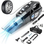 VARSK 4-in-1 Car Vacuum Cleaner & Tire Inflator