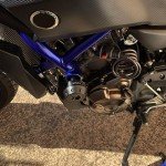 MOWOK Blue Frame Sliders for Yamaha MT07