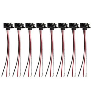 Partsam 8X 3-Prong Trailer Light Harness
