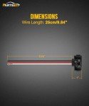 Partsam 8X 3-Prong Trailer Light Harness
