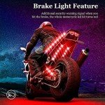 8PCS App-Controlled RGB Motorcycle Underglow Light Kit