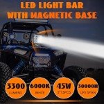 SKNOOY 45W Magnetic LED Working Light Bar
