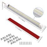 RVZONE 12V LED Light Bar – 4 Pack