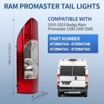 RAM ProMaster Driver Side Tail Light Replacement 2010-2023