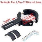 Motorcycle Spotlight Mount Brackets for 1.5"-2.36" Roll Bars