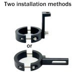 Motorcycle Spotlight Mount Brackets for 1.5"-2.36" Roll Bars