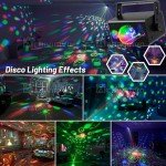 LED Disco Ball Light with Remote for Parties