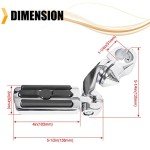 Motorcycle Highway Footpegs with Quick Clamps
